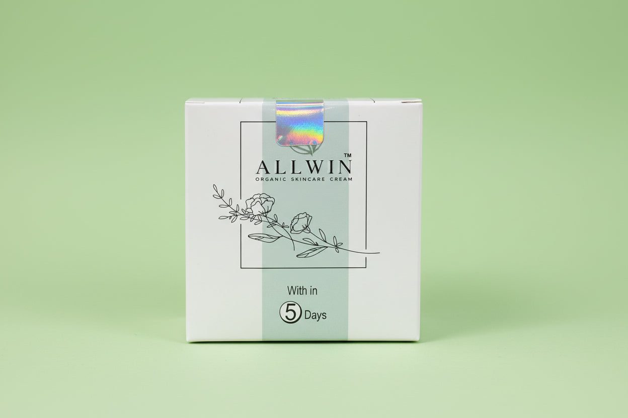 Allwin Organic Skin Care Cream – Anti Acne, Dark Spots & Skin Repair Cream | Brightening & Healing Formula