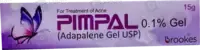 Pimpal 0.1% adapalene 15g acne gel tube