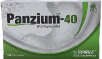 Panzium 40mg 14 capsules pantoprazole medicine pack