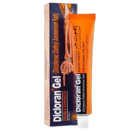 Dicloran diclofenac topical gel pack for localized pain relief