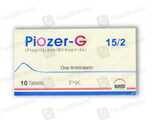Piozer-G 15mg 2mg tablets pack for type 2 diabetes