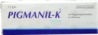 Pigmanil-K 15g topical cream tube for pigmentation care