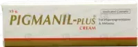 Pigmanil-Plus 15g topical cream tube for skin application