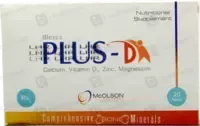 Plus-D 20 tablets calcium and vitamin D3 supplement pack