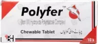 Polyfer 10 tablets iron supplement pack by Barrett Hodgson