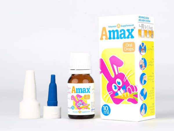 A Max Vitamin A oral drops 10ml Matrix Pharma pack