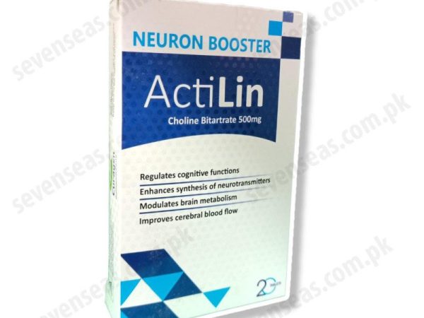 Actilin choline bitartrate 20 tablets pack by Anza Pharma