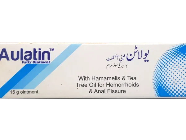 Aulatin Fatty Ointment 15gm tube pack for hemorrhoid care