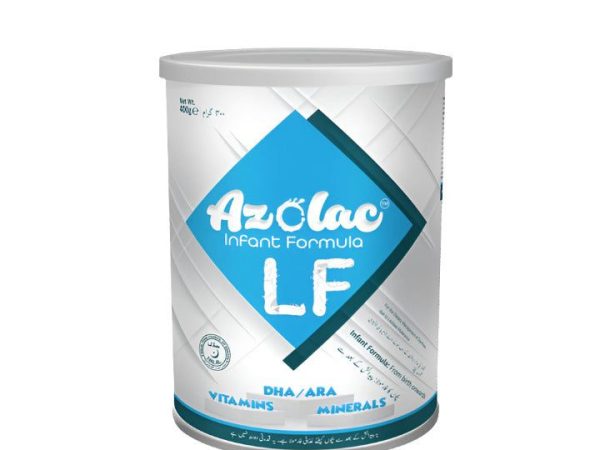 Azolac LF 400g lactose free infant formula tin front