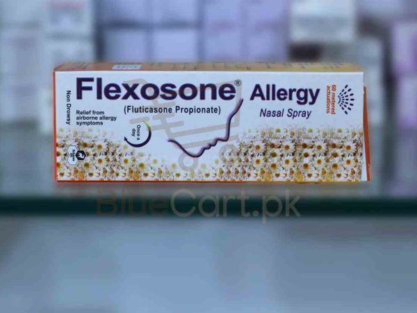 Flexosone 50mcg nasal spray pack with 60 metered actuations
