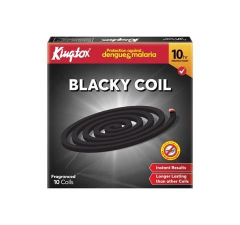 King Black 10 mosquito repellant coils household pack front view
