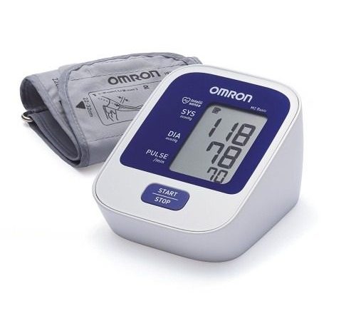 Omron M2 Basic automatic upper arm blood pressure monitor box