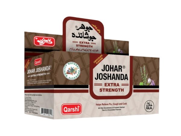 Qarshi Johar Joshanda Chocolate pack with 30 herbal sachets